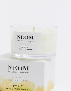 Маленькая свеча с ароматом нероли, мимозы и лимона NEOM – Happiness-Бесцветный