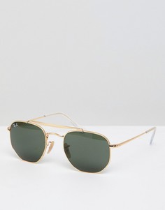 Солнцезащитные очки-авиаторы Ray-Ban 0RB3648-Золотой