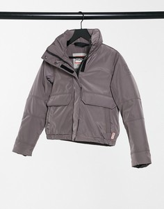 Утепленная куртка серо-сиреневого цвета Hunter Original-Коричневый
