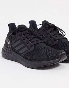 Черные кроссовки adidas Running Ultraboost 20-Черный