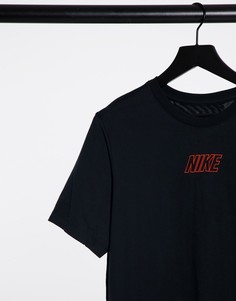 Черная футболка с логотипом Nike Training - Dry-Черный