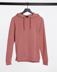 Худи розового цвета ASOS DESIGN-Розовый