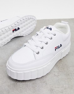 Белые кроссовки Fila Sandblast-Белый