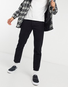Черные классические джинсы из неэластичного вельвета ASOS DESIGN-Черный
