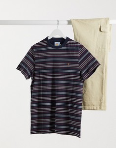 Футболка в полоску Farah-Темно-синий