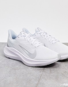 Белые кроссовки Nike Running Zoom Winflo-Белый