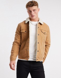 Куртка на меховой подкладке Levis Type 3-Коричневый Levis®