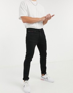 Черные зауженные джинсы Tommy Jeans Austin-Черный