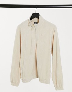 Кремовая вельветовая куртка Nike-Кремовый