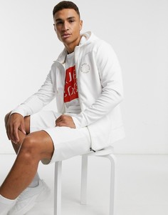 Худи на молнии BOSS Athleisure-Белый