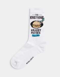 Спортивные носки ASOS DESIGN с логотипом Krusty Krab-Многоцветный