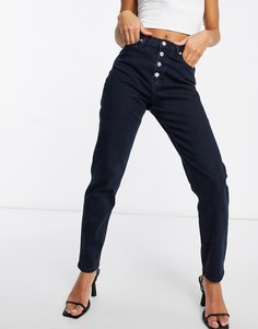 Темно-синие джинсы в винтажном стиле Calvin Klein Jeans-Темно-синий