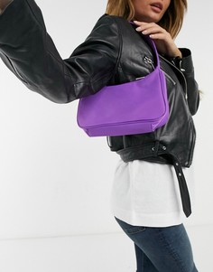 Фиолетовая нейлоновая сумка на плечо в стиле 90-х ASOS DESIGN-Фиолетовый