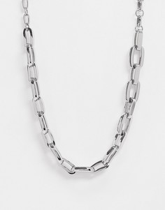 Ожерелье с гладкими звеньями Tommy Hilfiger-Серебристый