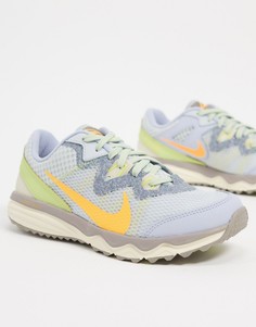 Серые кроссовки для бега по пересеченной местности Nike Running Juniper-Серый