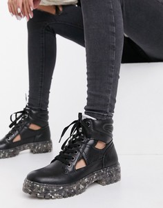 Черные массивные ботинки на шнуровке Call It Spring от ALDO River-Черный