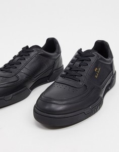 Черные кожаные кроссовки PS Paul Smith Atlas-Черный