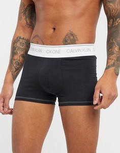 Черные трусы-боксеры из эластичного хлопка Calvin Klein-Черный