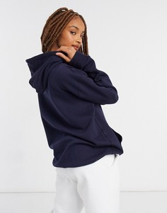 Темно-синий oversized-худи In The Style x Siannise Fudge