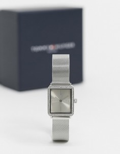 Серебристые часы с сетчатым браслетом Tommy Hilfiger-Серебристый
