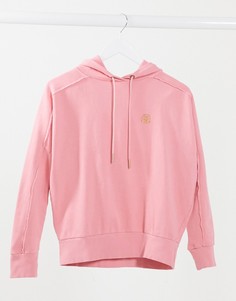 Худи темно-розового цвета с декоративными швами River Island-Розовый