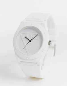 Белые часы с белым циферблатом Guess-Белый