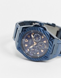 Часы с синим ремешком Guess-Голубой