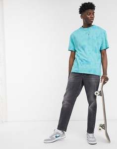 Черные выбеленные классические джинсы ASOS DESIGN-Черный