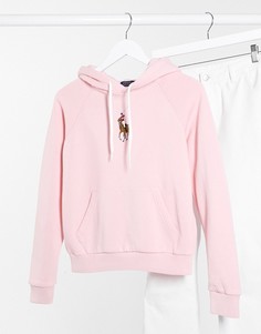 Розовый худи Polo Ralph Lauren