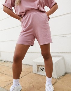 Розовые трикотажное шорты с логотипом от комплекта ASOS Weekend Collective-Розовый