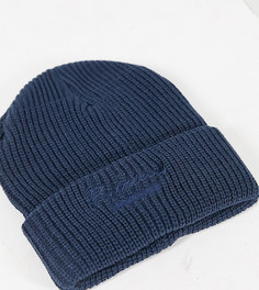 Темно-синяя шапка-бини в стиле унисекс Reclaimed Vintage inspired-Темно-синий