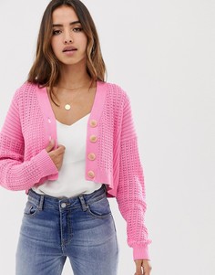 Кардиган на пуговицах ASOS DESIGN-Зеленый