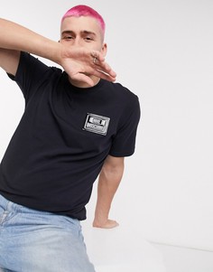 Футболка с логотипом Love Moschino-Темно-синий