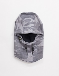 Серый капюшон с камуфляжным принтом Quiksilver Tech