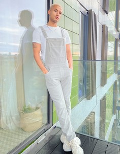 Зеленовато-серый вельветовый комбинезон ASOS DESIGN-Зеленый