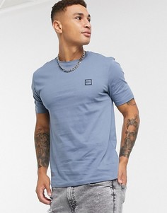 Темно-серая футболка с логотипом BOSS-Серый