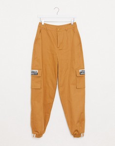 Коричневые брюки карго adidas Originals RYV-Коричневый