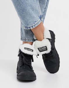 Черные походные ботинки с подкладкой из искусственного меха Palladium Baggy-Черный