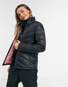 Лыжная куртка черного цвета Roxy Sunset-Черный