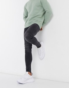 Черные джинсы с напылением Topman-Черный