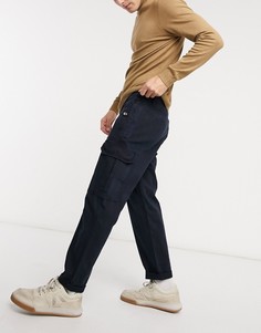 Темно-синие облегающие брюки карго Topman-Темно-синий