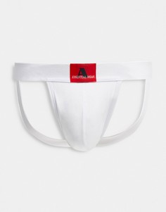 Белые трусы с лямками ASOS DESIGN Two Mile-Белый