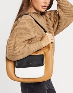 Сумка через плечо в коричневых оттенках Fiorelli Tufnell-Светло-коричневый