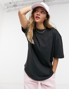 Черная oversized-футболка adidas Originals Cosy Comfort-Черный