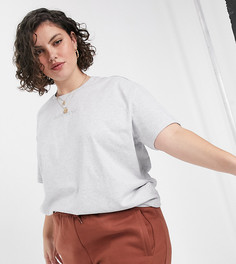 Серая oversized-футболка adidas Originals Cosy Comfort Plus-Серый