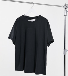 Черная oversized-футболка adidas Originals Cosy Comfort Plus-Черный