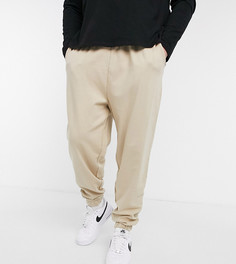 Бежевые oversized-джоггеры из органического хлопка ASOS DESIGN Plus-Бежевый