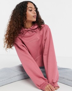 Розовый oversized-худи adidas Originals Cosy Comfort
