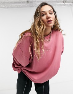 Розовый oversized свитшот adidas Originals Cosy Comfort