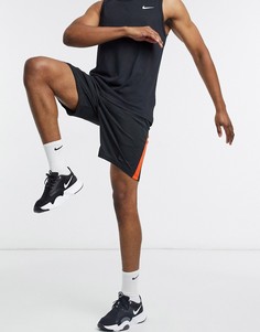 Черно-красные шорты Nike Training dry 5.0-Черный